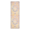 thumbnail image 4 of Unique Loom Renaissance Collection Area Rug - Roma (2' x 6' 1" Runner Tuscan Yellow/Navy Blue), 4 of 7