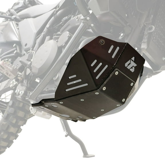 Tusk Quiet Glide Adventure Skid Plate Black Compatible with Kawasaki KLR650 2022-2025