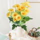 thumbnail image 5 of Ramo De Margaritas Artificiales, Flores Artificiales, Decoraci N Navide a Para Exteriores Y Dise O De Jard N, Para Bodas Y Eventos, Belleza Duradera, Arreglo Floral, Decoraci N Ecol Gica, 5 of 8
