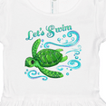 thumbnail image 4 of Inktastic Lets Swim- Cute Sea Turtle Girls Toddler Dress, 4 of 5