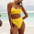 thumbnail image 2 of YDLCAFD Easter Womens High Waisted Swimsuits Bottom Padded Bathing Suits Bikini Sets Top Two Piece Swimwear, 2 of 7