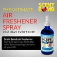 thumbnail image 4 of Scent Bomb Hawaiian Blue 8 oz Air Freshener Spray, Long-Lasting Odor Eliminator for Home & Car, Effective Deodorizer Spray for Kitchen, Bathroom, Fresh Room Spray & Smell Neutralizer, 4 of 6