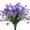 Purple, variant on Morttic 4 Bundles Artificial Daffodils Flowers Greenery Shrubs Plants Plastic Bushes Hanging Planter Home Wedding Decor Purple