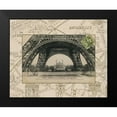 thumbnail image 2 of Wild Apple Portfolio 14x12 Black Modern Framed Museum Art Print Titled - Destination Paris I, 2 of 5