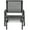 Black, variant on Resenkos Outdoor Swing Seat, Steel Glider Chair with Comfortable Curved Arms, Ideal for Porch, Patio, Poolside, Balcony Relaxation,Black
