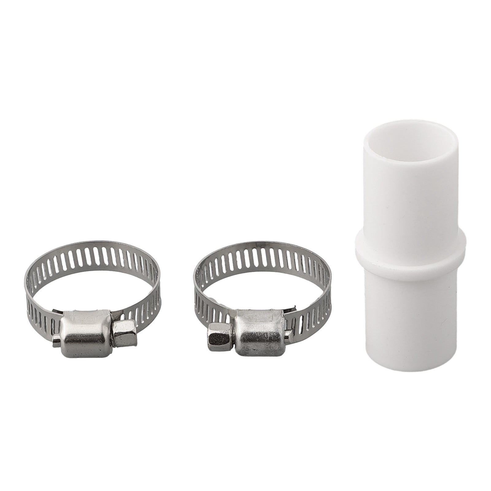 Universal Washing Machine Dishwasher Drain Hose Extension Kit 150cm Gray PP Pipe with Connector Clamps for Easy Installation Flexible Positioning