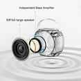 thumbnail image 4 of Becaristey Rechargeable Bluetooth Karaokes Machine With Portable And Microphone Included Wireless ABS white, 4 of 6