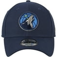 thumbnail image 2 of Men's New Era Navy Minnesota Timberwolves Official Team Color The League 9FORTY Adjustable Hat, 2 of 4