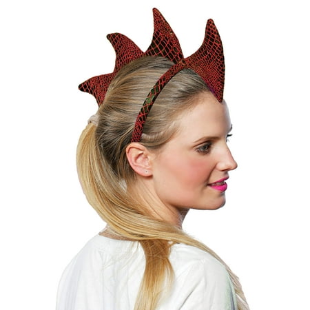 Adult Dragon Headband Costume Accessory Red
