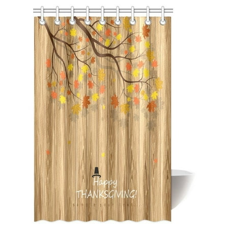 Pop Thanksgiving Shower Curtain Happy Thanksgiving Card With
