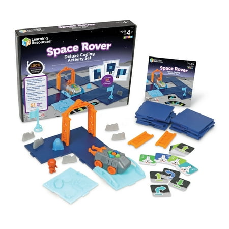 Learning Resources Space Rover Deluxe Coding Activity Set - Robotics for Kids, Ages 4+