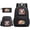 Black ~ 1, variant on New cute cartoon digital adventure circus cool print large-capacity backpack, student campus sports backpack, shoulder bag, and pencil case three-piece set