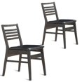thumbnail image 1 of Patiojoy Set of 2 Dining Side Chairs Wood, PU, Sponge, 1 of 10