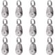 thumbnail image 1 of Pack of 12 M15 304 stainless steel pulleys with metal cable, 1 of 5