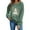 Green, variant on Womens Halloween Sweatshirts 2025 New Custom Printed Shirts Crewneck Long Sleeve Sweaters Fall Casual Blouses Loose Sweatshirt Pullover Top Halloween Costumes