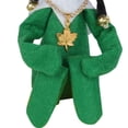 thumbnail image 2 of Snoop on The Stoop Christmas Elf Doll Fieltro Resina Muñecas Juguetes Regalo (Estilo A Verde) Wdftyju Libre de BPA, 2 of 3