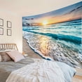 thumbnail image 5 of Dashan Beach Tapestry Wall Hanging,Ocean Landscape Scenery Tapestries for Bedroom Living Room Dorm Decor,60"Wx50"L, 5 of 5