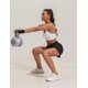 thumbnail image 5 of Pantalones cortos deportivos PINSPARK High Rise para mujer negros, 5 of 6