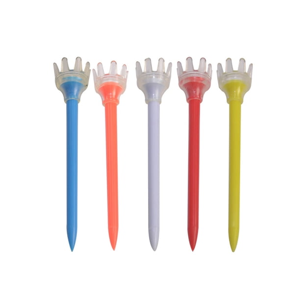 Yuarrent Golf Tee pequeño portátil reutilizable extraíble soporte de bola mujeres hombres profesional campo entrenamiento ayudas accesorios de Golf Yuarrent OD020494-00