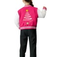 thumbnail image 5 of Staki Toddler Girl Christmas Jacket Toddler Girls Fleece Jackets Cotton Hoodie Sweatshirt Fall Winter Coat Warm jacket(Hot Pink,3-4 Years), 5 of 7