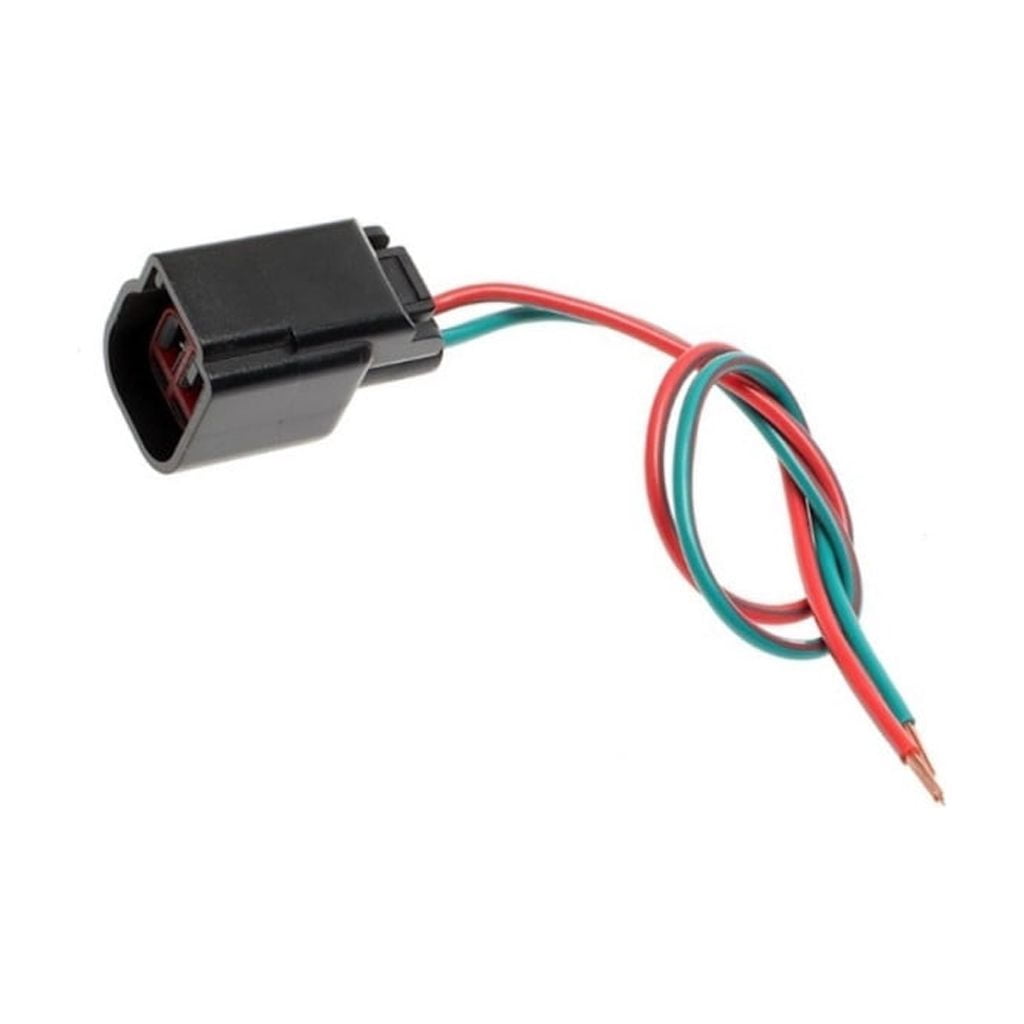 CarLights360 For Ford Fiesta 2011 2012 2013 Electrical Connector | Plastic | Metal Contact Terminal Material | Blade Terminal | Push On Attachment | Square Connector | 3U2Z14S411RPB, 3U2Z14S411RPC