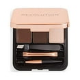thumbnail image 2 of Makeup Revolution Eyebrow Kit, Brow Palette Dark Brown, 0.077oz/2.2g, 2 of 6