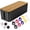 Wooden Black, variant on Management Box - Large Organizer Box to Wires & Power Strips, TV & Desk Wires, Cord Organizer Box for & Office, Black