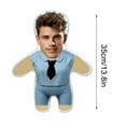 thumbnail image 4 of Oioii 13.8in Personalized Human-Shaped Photo Cushion, Custom Print Funny Stuffed Doll with Filling, Perfect Gift for Valentine's Day Birthday Anniversary Home Decoration,Household Supplies, Q, 4 of 7