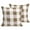 Brown, variant on Throw Pillow Covers 18x18 Inch Set of 2 Brown White Buffalo Plaid Decorative Pillows Cushion Case Soft Square Pillowcases Classic Checked Throw Pillows for Couch Sofa Bed Chair Home Decor