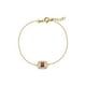 thumbnail image 1 of Pulsera Baguette Rojo Oro 10K Horoz 17cm, 1 of 3