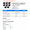thumbnail image 2 of Ignition Coil Kit 8 - Compatible with 2003 - 2007 Hummer H2 6.0L V8 2004 2005 2006, 2 of 2