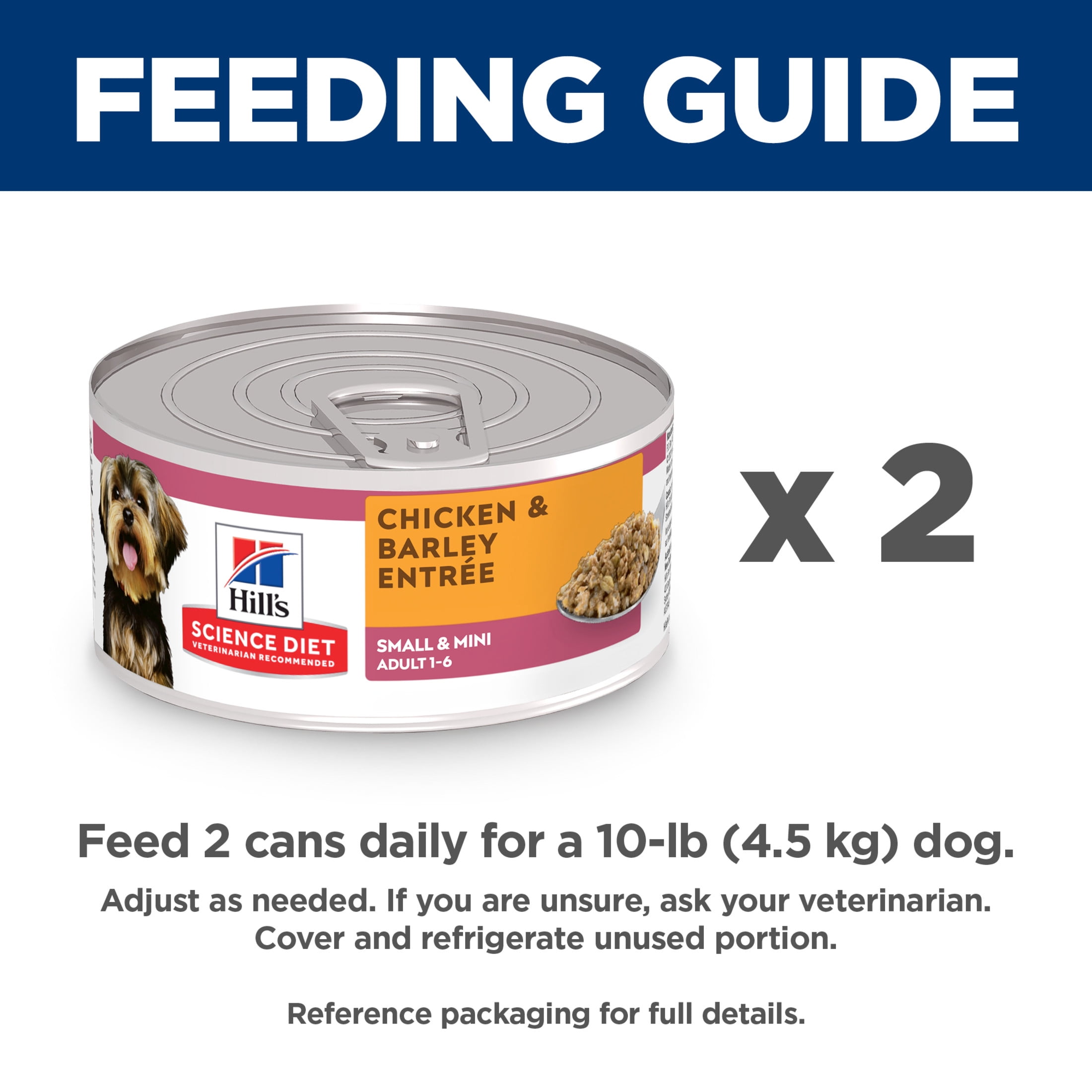 Hill's Science Diet Adult Small Paws Canned Dog Food, Chicken & Barley Entrée, 5.8 oz, 24 Pack wet dog food