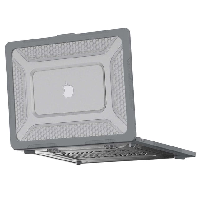 Funda TEKKU para MacBook Pro 13 M1 M2 Gris A2338 A2238 A2289 A2251 A2159 A1989 A1706 A1708
