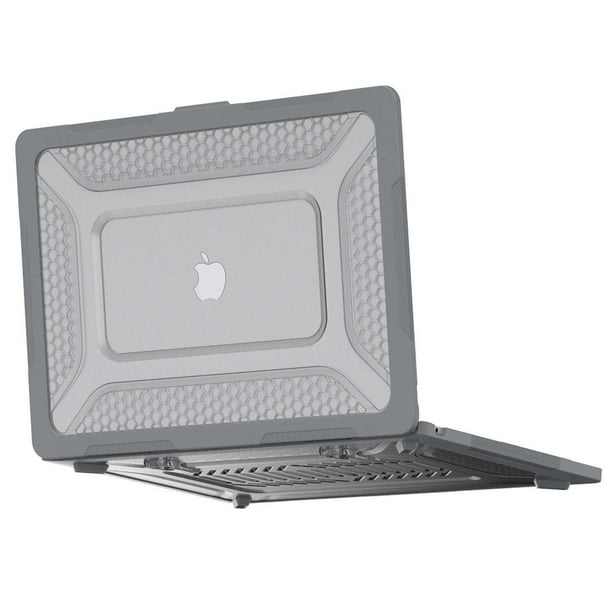Funda TEKKU para MacBook Pro 13 M1 M2 Gris A2338 A2238 A2289 A2251 A2159 A1989 A1706 A1708