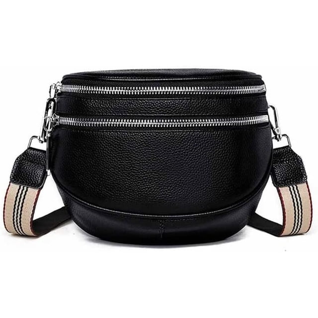 Bolso bandolera mujer bandolera ancha, riñonera monedero mujer piel, bandolera pequeña con cremallera y bandolera desmontable, bolso para móvil para colgar mujer MFZFUKR WXOTTO-CWY-2057