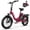Rose red, variant on 20" Folding Electric Bike for Adults,1000W Peak Motor,48V 20AH Removable Battery,20MPH,7-Speed Commuter Ebike,UL 2849