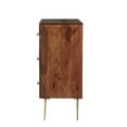 thumbnail image 5 of DecMode 36" x 36" Brown Metal Modern Cabinet, 5 of 11