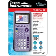 TI-84 Plus CE Enhanced Graphing Calculator - Iris/Purple