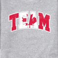 thumbnail image 3 of Instant Message - Team Canada - Men's Crew Neck Fleece Pullover, 3 of 6