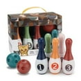 thumbnail image 1 of Mini Bowling Pin Toys, Parent Child Interaction 6PCS Pins and 2PCS Balls Kids Bowling Set  for Outdoor, 1 of 8