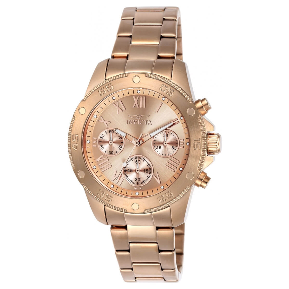 Invicta 21732 Women's Wildflower Rose Gold Dial Bracelet Watch - Walmart.com