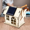 thumbnail image 3 of Bonito kit de modelo de molino de viento solar para casa, proyectos científicos de bricolaje, decoración, experimento. EstiloD, 3 of 9