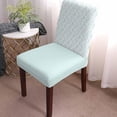 thumbnail image 2 of Chair Covers Teal Flower Dining Chair Slipcovers Floral Tree Branch Stretch Removable Chair Seat Protector Party Decoration Set of 6, 2 of 6