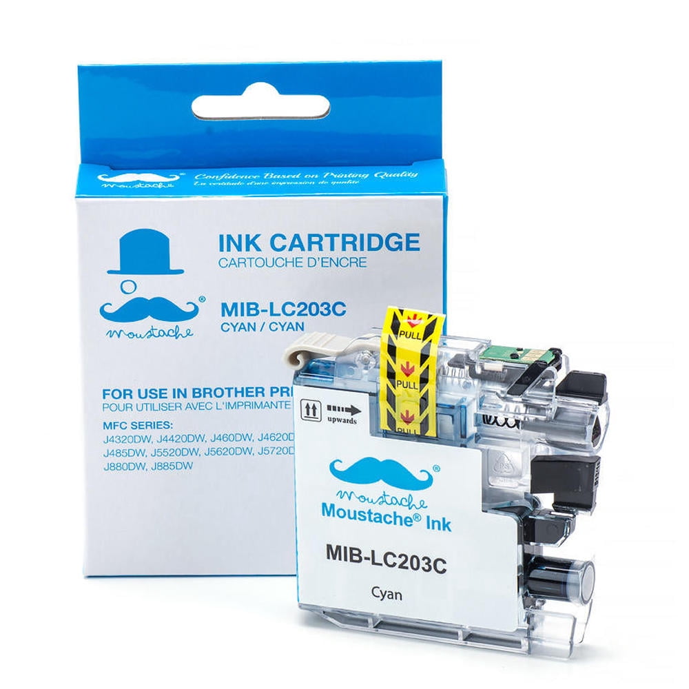 4 Cartouches D'encre Cyan Compatibles Brother - Réf. B-LC223C-4 - 10 Ml - Neuf