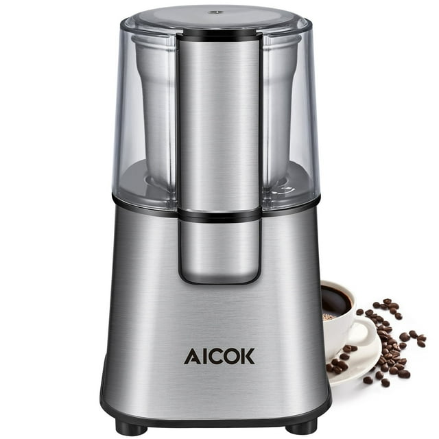 Molino de Café Aicok Eléctrico Acero Inoxidable 9100