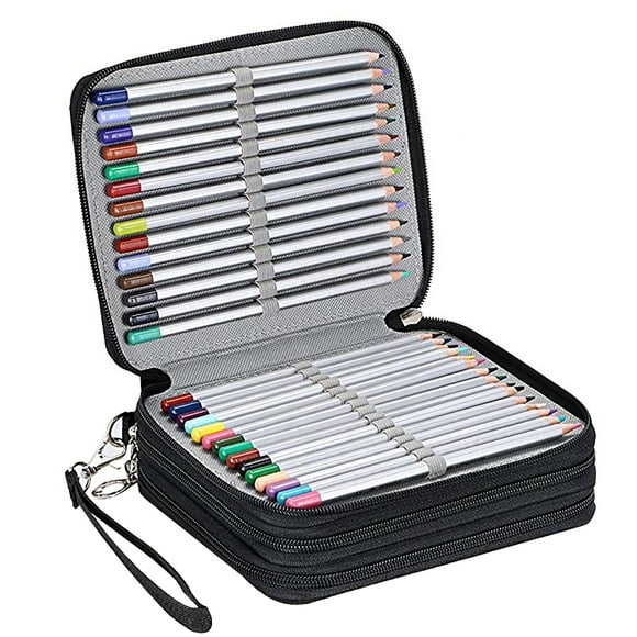 Estuche Para Lápices De Pintura Artística, Bolsa De Papelería Para Estudiantes, Bolsa De Almacenamiento Para Lápices, Caja De Papelería Duradera A Prueba De Humedad Con 78 Agujeros, Portalápices Scienceny EL009930-00