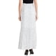 thumbnail image 3 of Falda Maxi de Terciopelo con Lentejuelas de Cintura Alta Elástica INSPIRE CHIC para Mujeres S Blanca, 3 of 6