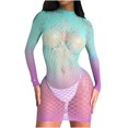 thumbnail image 2 of uublik Lingerie Women Set Valentine's Day One Piece Nightwear Lace Nightgown Bodysuit Chemise Sleepwear Multicolor Free Size, 2 of 5