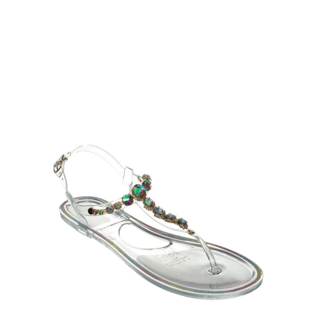 bamboo shoes colorful jelly sandals