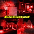 thumbnail image 4 of Bombillas LED Wiyifada A19 rojas, 9 W, 110 V, E26, regulables, paquete de 4, 4 of 6